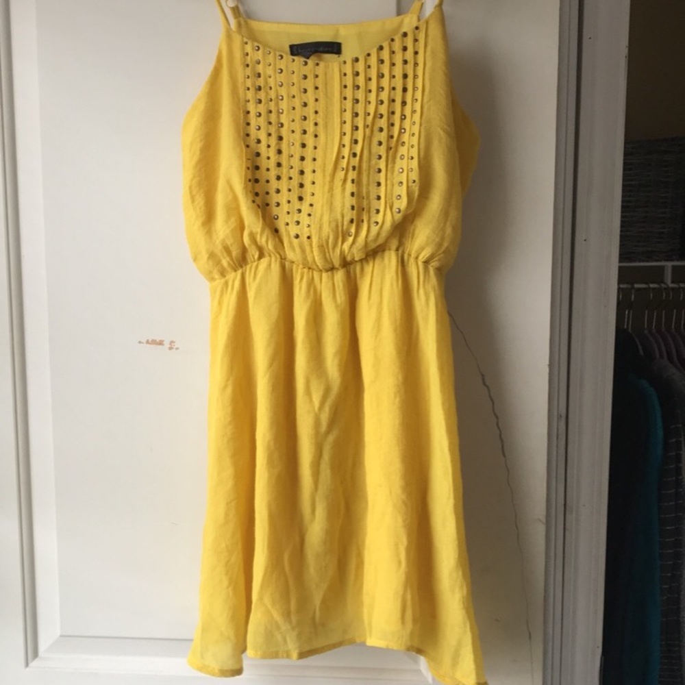 Yellow sun dress